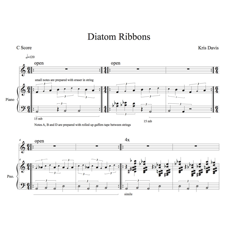 Diatom Ribbons complete score